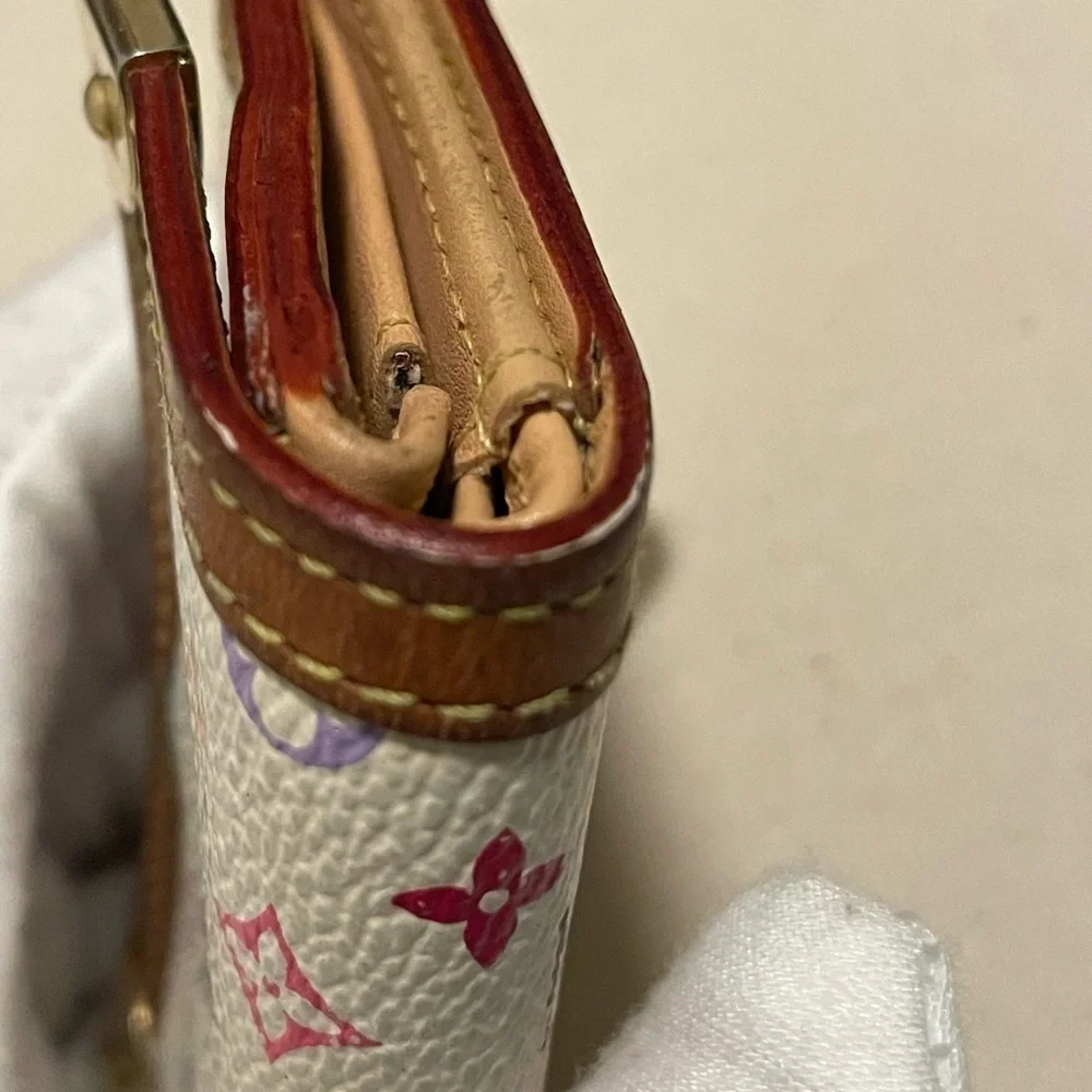 Louis Vuitton Monogram Multicolor Porte Monnaie Coin Purse / Wallet